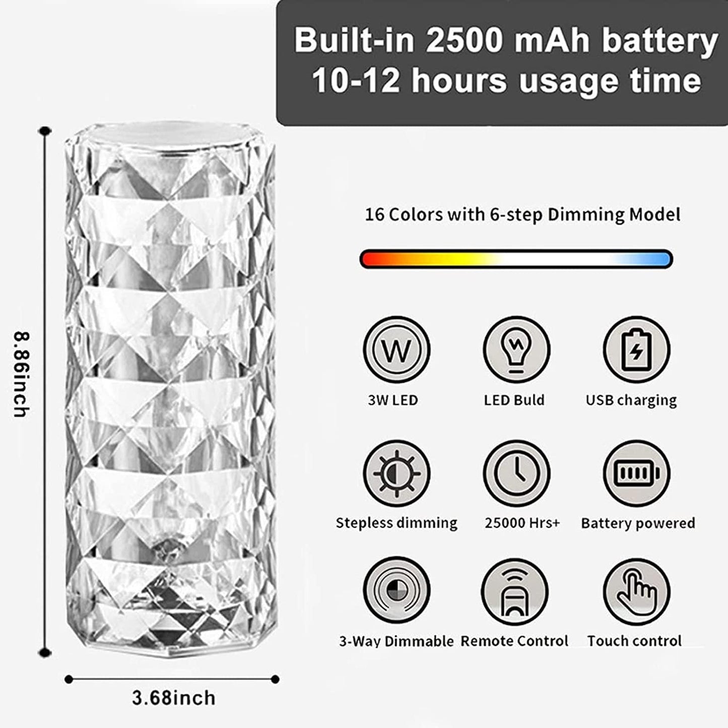 Crystal Diamond Table Lamp™